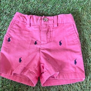 Polo by Ralph Lauren Kids Shorts in Red with Navy Accents